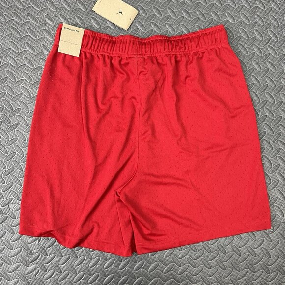 Jordan Shorts Size Large Mens Red Dri Fit Mesh Basketball Shorts $40 - Picture 4 of 7